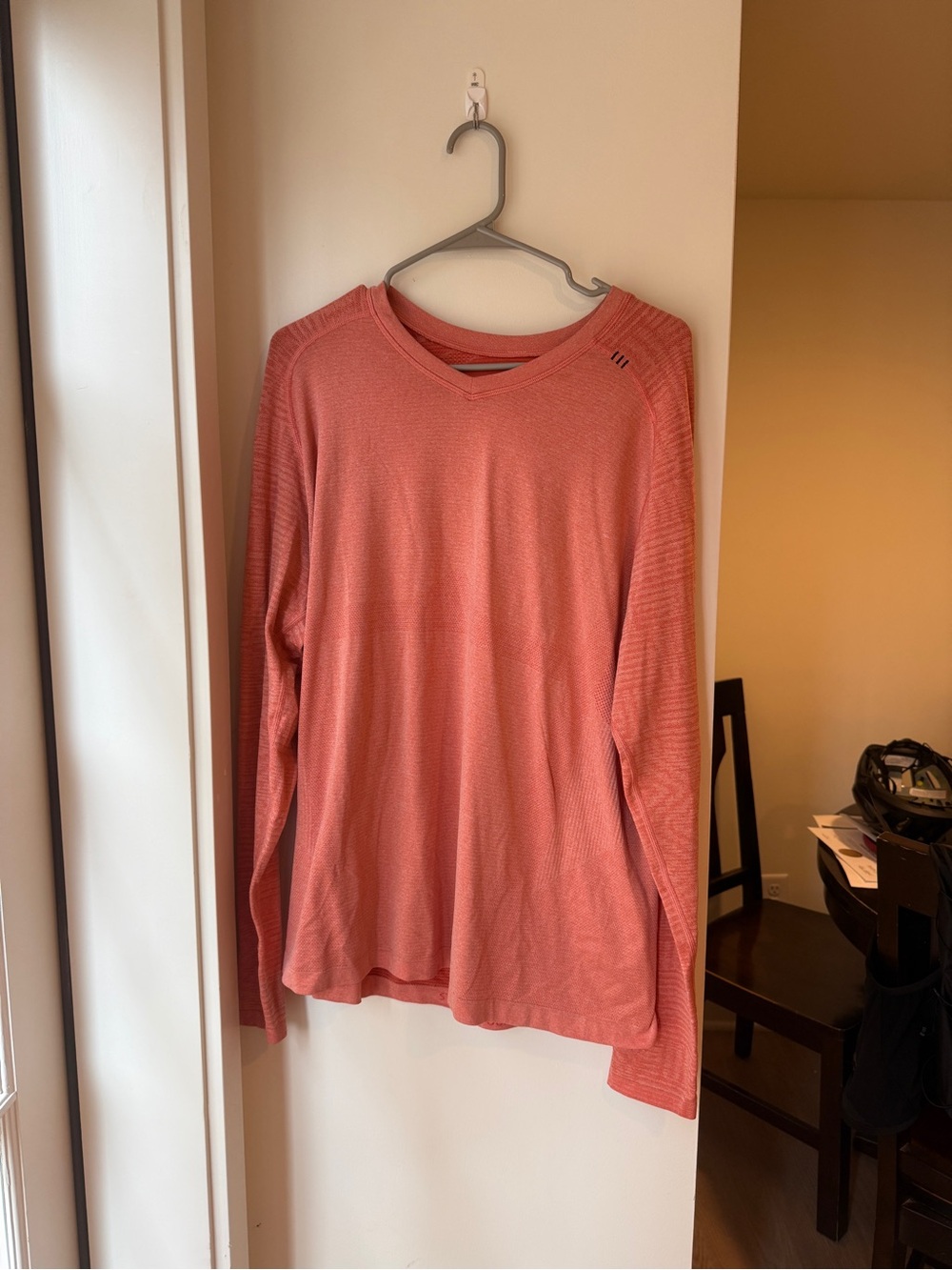 Coral Long Sleeve V-Neck Lululemon